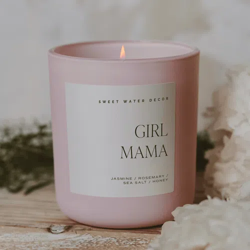 Sweet Water Decor Girl Mama Candle