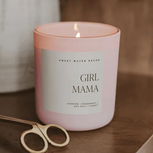 Sweet Water Decor Girl Mama Candle - Thumbnail 3