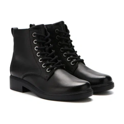 Abeo Compass Lace Boots In Black