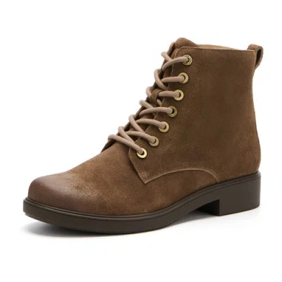 Abeo Compass Lace Boots In Brown