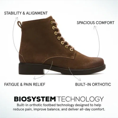 Abeo Compass Lace Boots In Brown