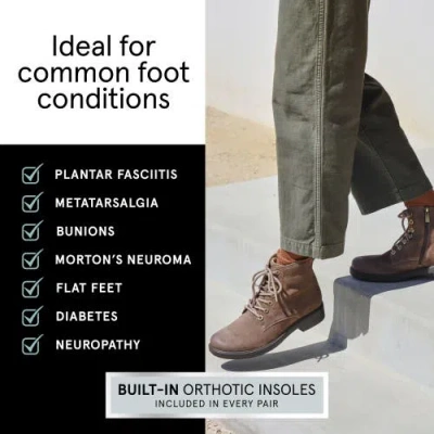 Abeo Compass Lace Boots In Brown