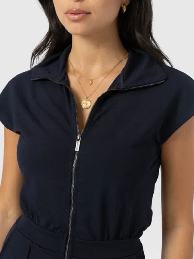 Saint + Sofia Keller Jumpsuit In Black