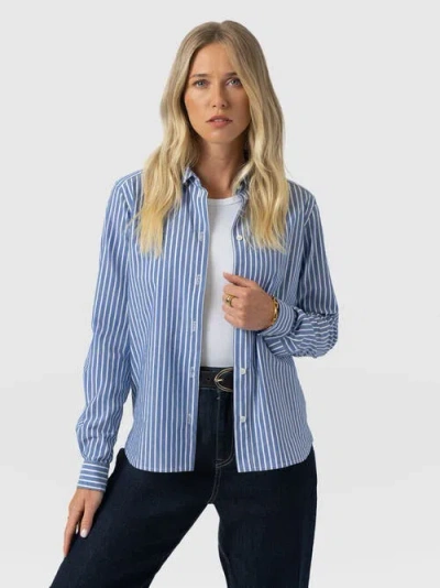 Saint + Sofia Anneliese Shirt In Multi