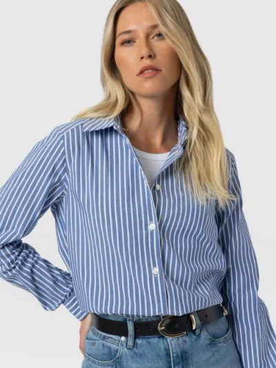 Saint + Sofia Anneliese Shirt In Multi