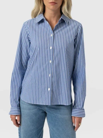 Saint + Sofia Anneliese Shirt In Multi