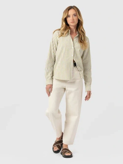 Saint + Sofia Anneliese Shirt In Multi