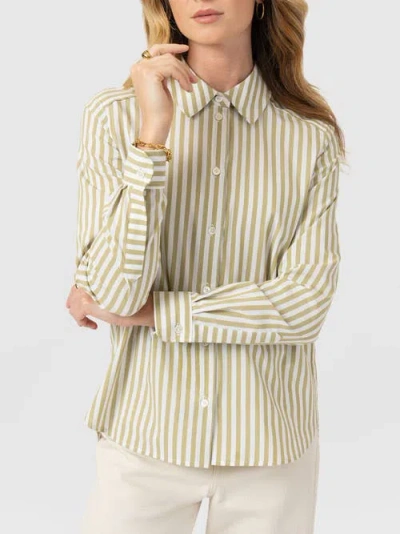 Saint + Sofia Anneliese Shirt In Multi