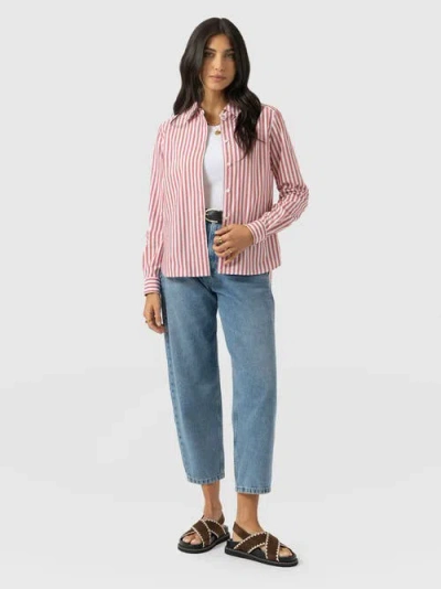 Saint + Sofia Anneliese Shirt In Multi