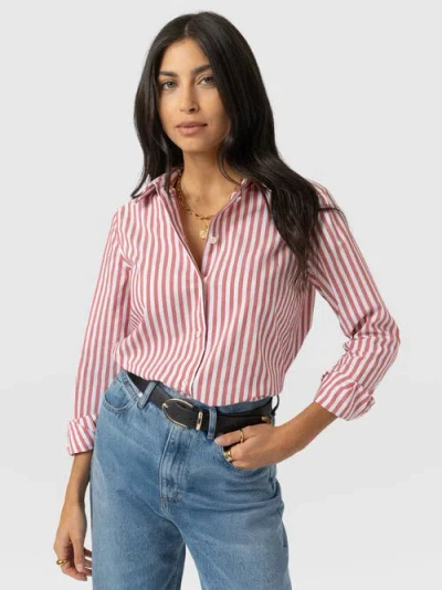 Saint + Sofia Anneliese Shirt In Multi