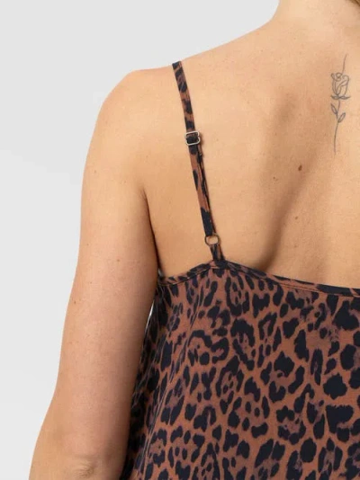 Saint + Sofia Harper Lace Cami In Multi