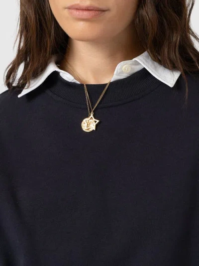 Saint + Sofia Victory Sweatshirt In Black