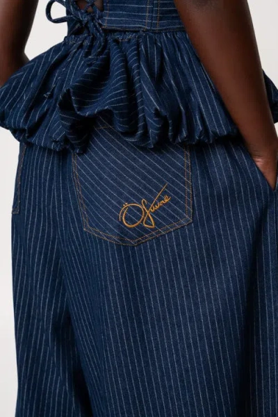 Ofuure Amara Pants In Blue