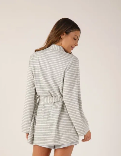 Softflex Cloud Fleece Robe In White