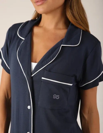 Softflex Cuddle Up Pajama Set In Blue