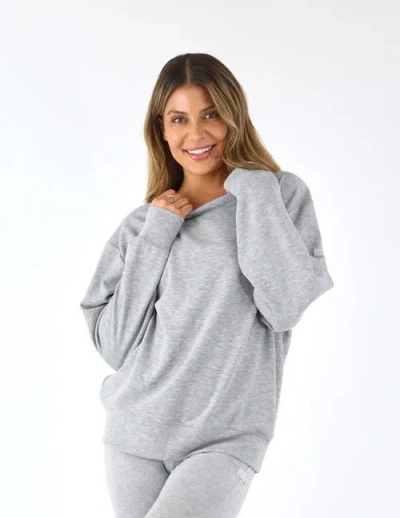 Softflex Oversized Crew In Gray
