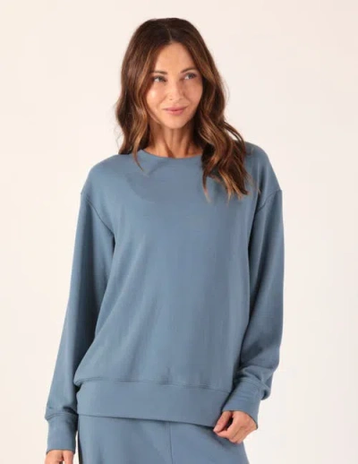 Softflex Oversized Crew In Blue