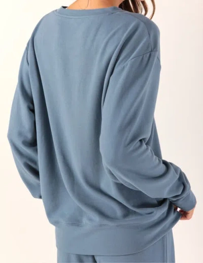 Softflex Oversized Crew In Blue