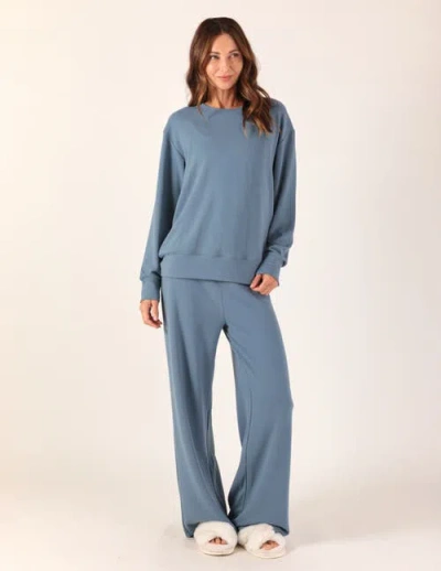 Softflex Oversized Crew In Blue