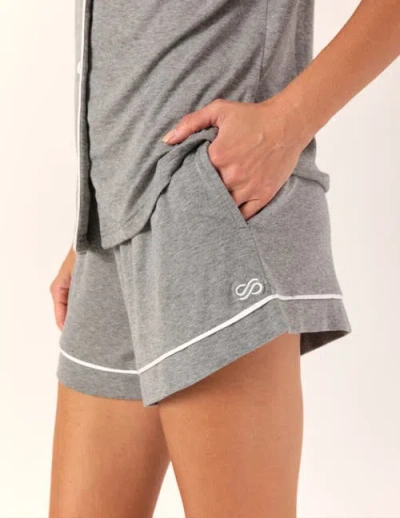 Softflex Cuddle Up Pajama Set In Gray