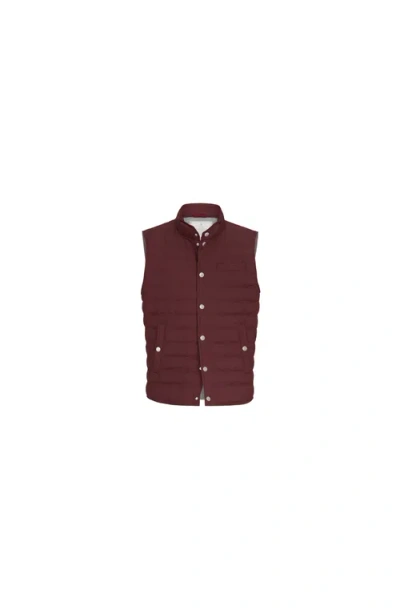 Brunello Cucinelli Lightweight Techno Fabric Down Vest In Multi