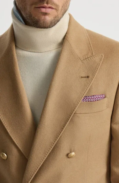 Brunello Cucinelli Silk Geometric-pattern Pocket Square In Multi