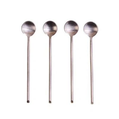Be Home Thin Spoons In Silver