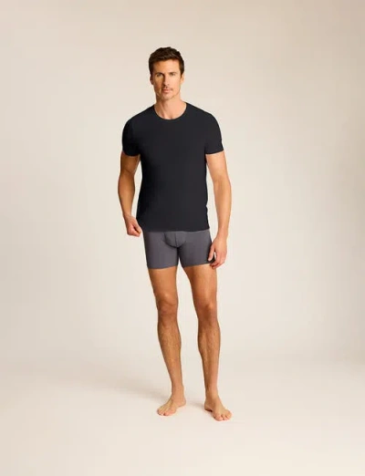 Commando Classic Microfiber Crewneck Undershirt In Black