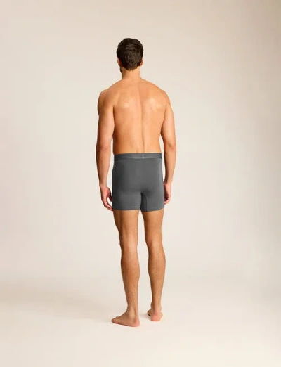 Commando Essential Modal Relaxed Boxer Brief With Fly In Gray