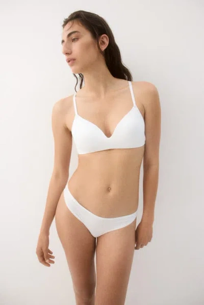 H&m 2-pack Microfibre Non-wired Bras In Multi