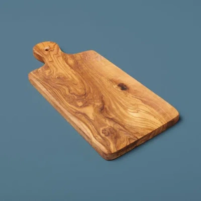 Be Home Mini Rectangular Olive Wood Board In Green
