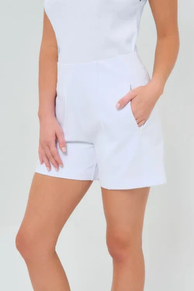 Anatomie Vivianne Ponte Pull On Shorts In White