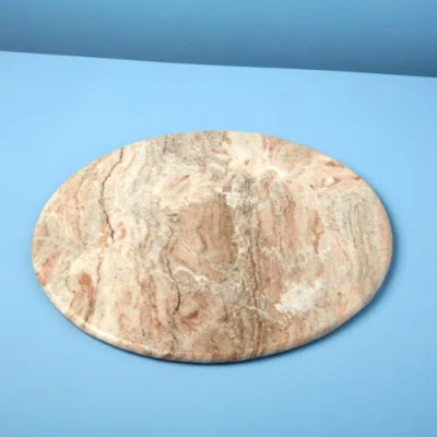 Be Home Waterfall Oversized Round Board In Gray