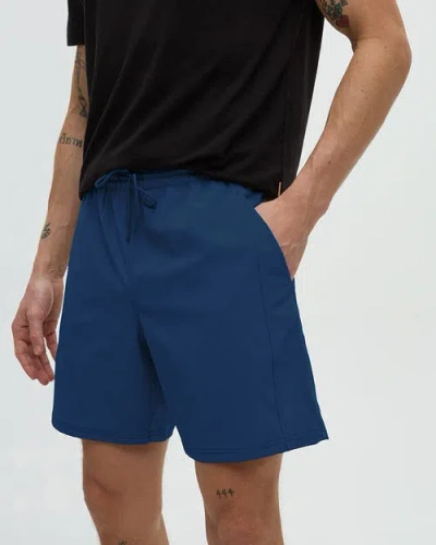 Tentree Webster Short In Blue
