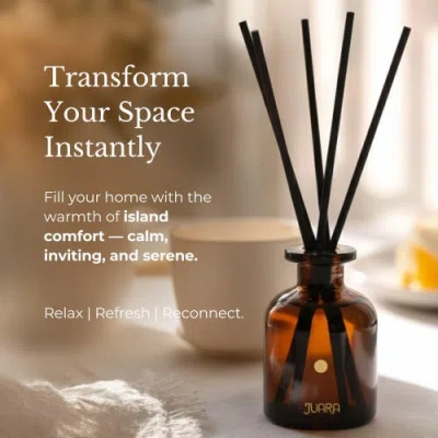 Juara Candlenut Reed Diffuser Set In Brown