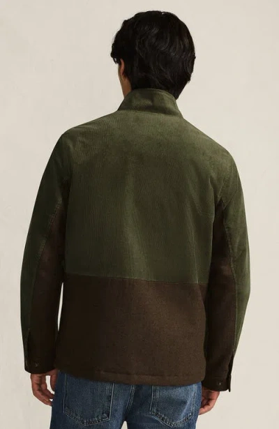 Lands' End Mixed Media Cord Jacket In Multi