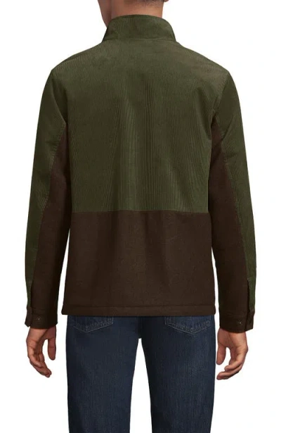 Lands' End Mixed Media Cord Jacket In Multi