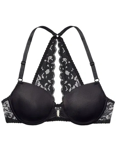 Lascana Front Clasp T-shirt Bra In Black