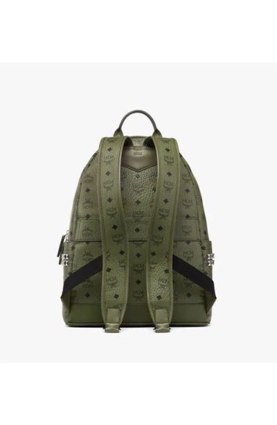 Mcm Stark Side Studs Backpack In White