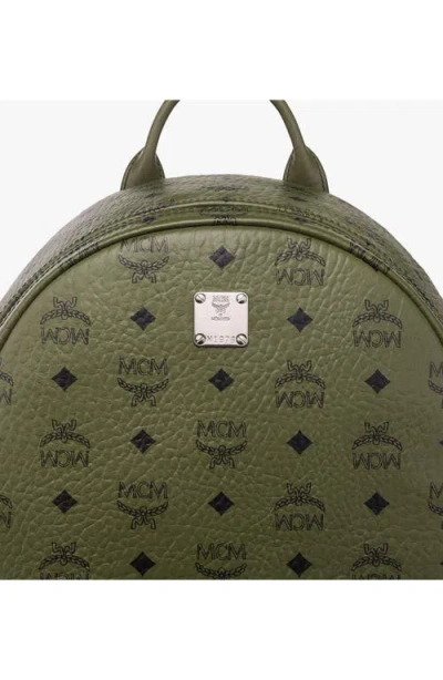 Mcm Stark Side Studs Backpack In White