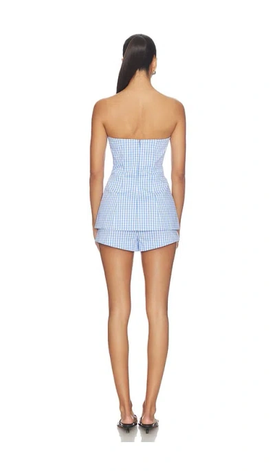 Majorelle Roma Romper In Blue