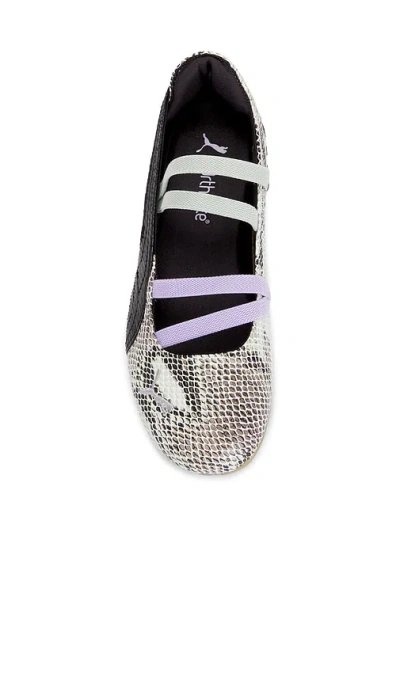 Puma Speedcat Ballet Snakeskin-effect Zebra-print Sneakers In Multi