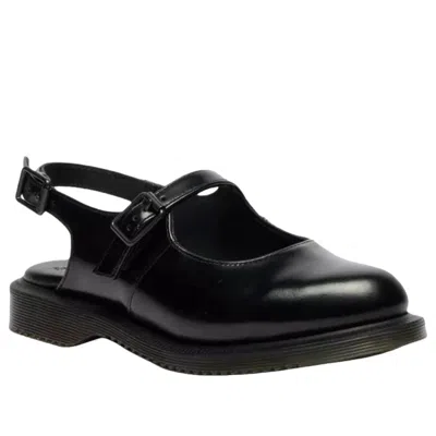 Dr. Martens Madaline Slingback Mary Jane Buckle Leather Sandals In Multi