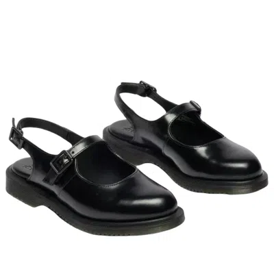 Dr. Martens Madaline Slingback Mary Jane Buckle Leather Sandals In Multi