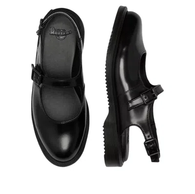 Dr. Martens Madaline Slingback Mary Jane Buckle Leather Sandals In Multi