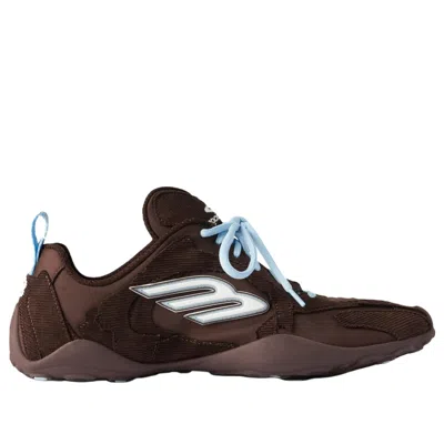 Balenciaga Women Brown Canvas And Corduroy Monday Ultra Sneakers In Brown