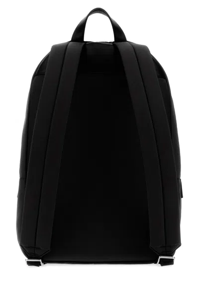 Jil Sander Black Fabric Urban Backpack In Pattern