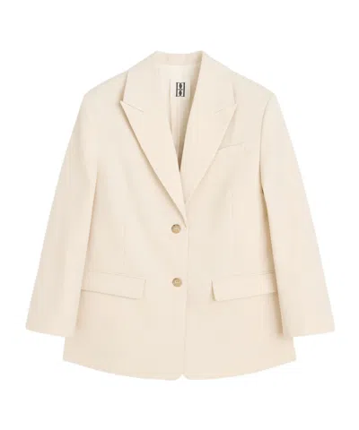 By Malene Birger Adele Single-breasted Blazer In Neutral