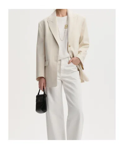 By Malene Birger Adele Single-breasted Blazer In Neutral