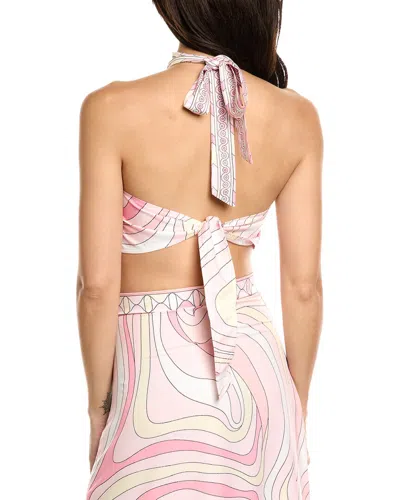 Estellina Printed Top In Pink